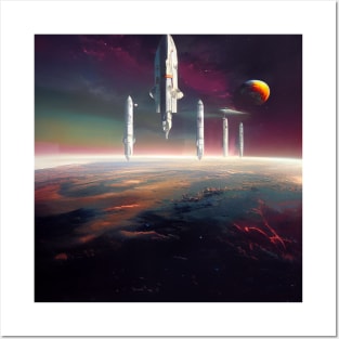 Interplanetary Spaceport Posters and Art